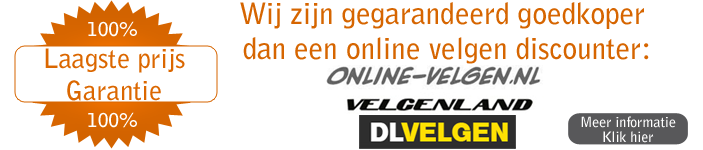 100% laagste prijs Garantie - alleen bij Velgen.eu